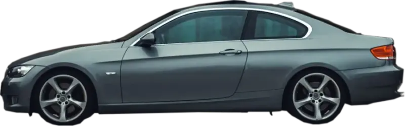 Gray coupe side view